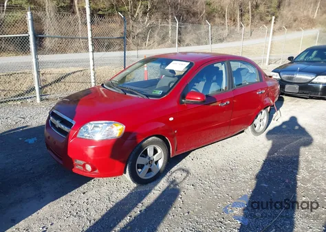 2008 Chevrolet Aveo Lt из США, поврежденный, VIN KL1TG56678B178299